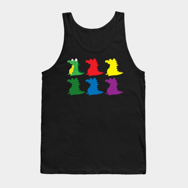 Puake Rainbow 2 Tank Top by PuakeClothing